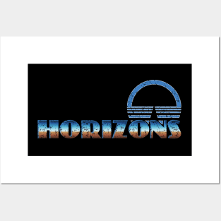 Horizons - Distressed Posters and Art